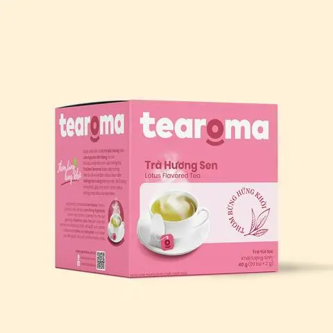 Hình ảnh Trà Sen Túi Lọc Tearoma 20 x 2gr
