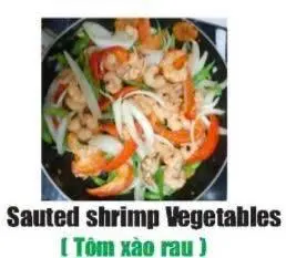 Hình ảnh Tôm xào rau