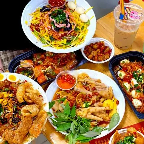 Hình ảnh Bánh tráng long an các loại khô trứng cút lòng đào