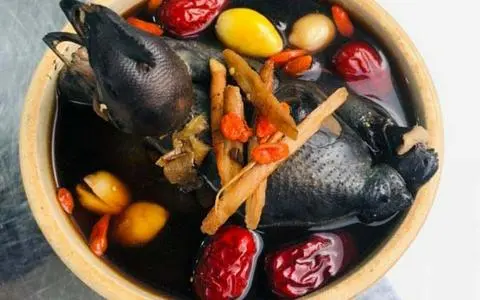 Hình ảnh Gà ác tiềm thuốc bắc hạt sen 