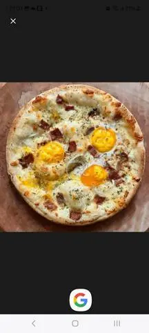 Hình ảnh Pizza - trứng hồng đào và bacon