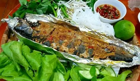 Hình ảnh cá basa nướng giấy bạc 