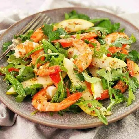 Hình ảnh Garlic Prawn Salad