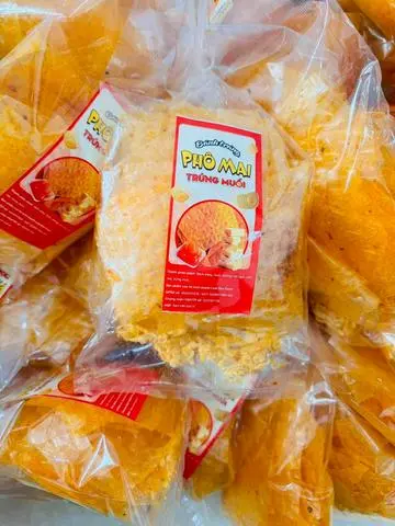 Hình ảnh bánh tráng phô mai trứng muối 