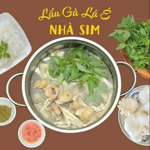 Hình ảnh Lẩu gà lá é size lớn