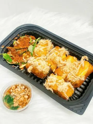 Hình ảnh Bánh tráng kem cam chà bông