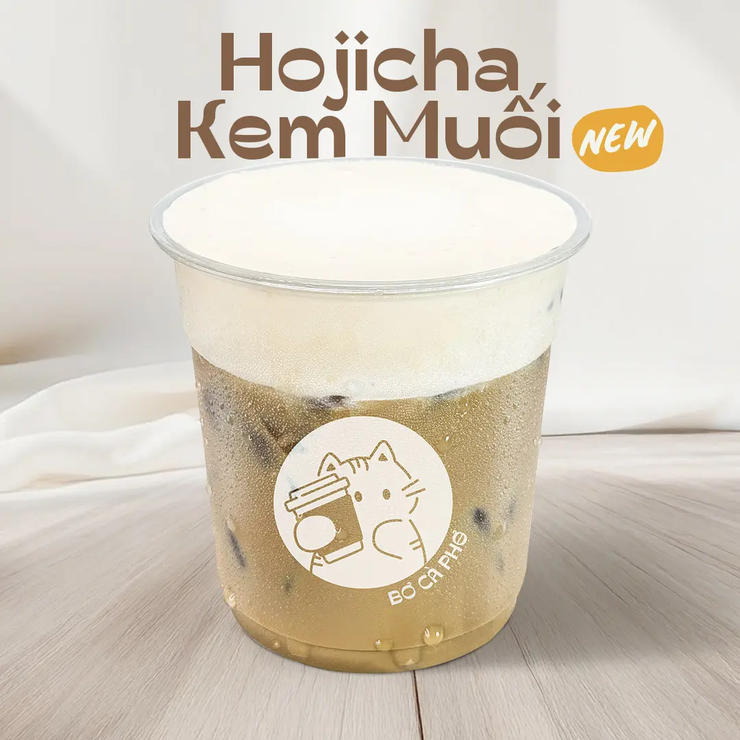 Hình ảnh Hojicha Kem Muối