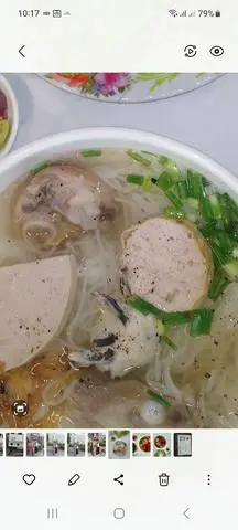 Hình ảnh Bún mọc: Sườn sụn chả