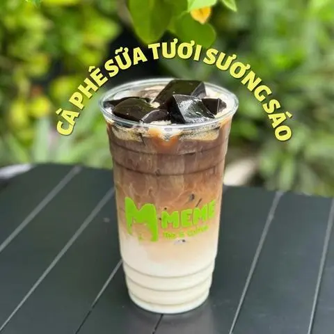 Hình ảnh Sữa tươi cà phê sương sáo