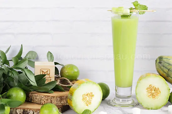 Hình ảnh SINH TỐ BƠ DƯA GANG