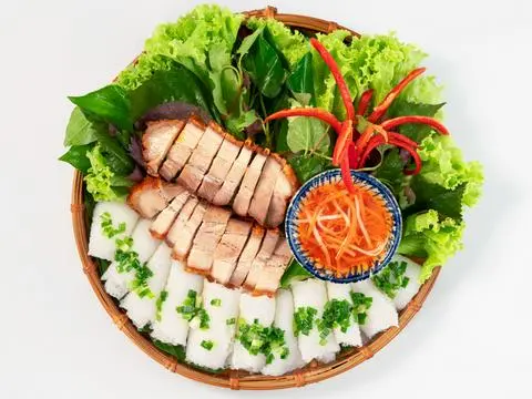Hình ảnh bánh hỏi heo quay