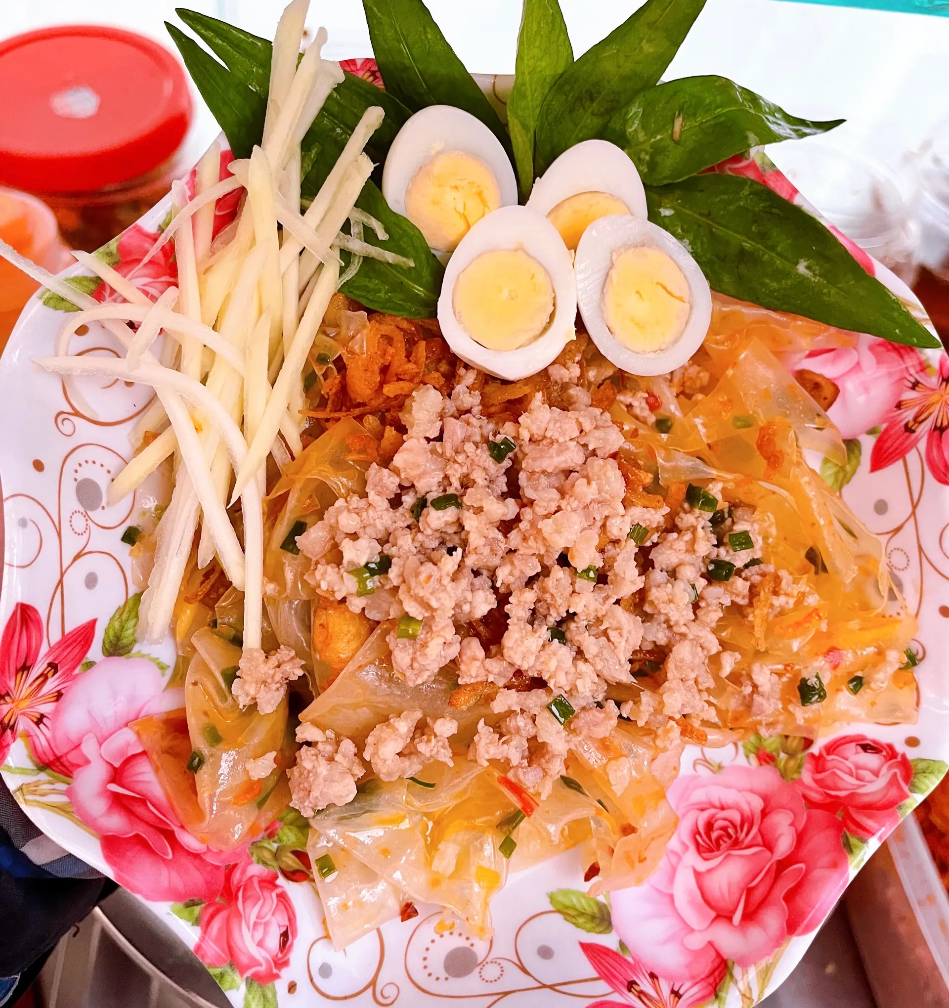Hình ảnh Phơi Sương Mỡ Hành Thịt Bằm