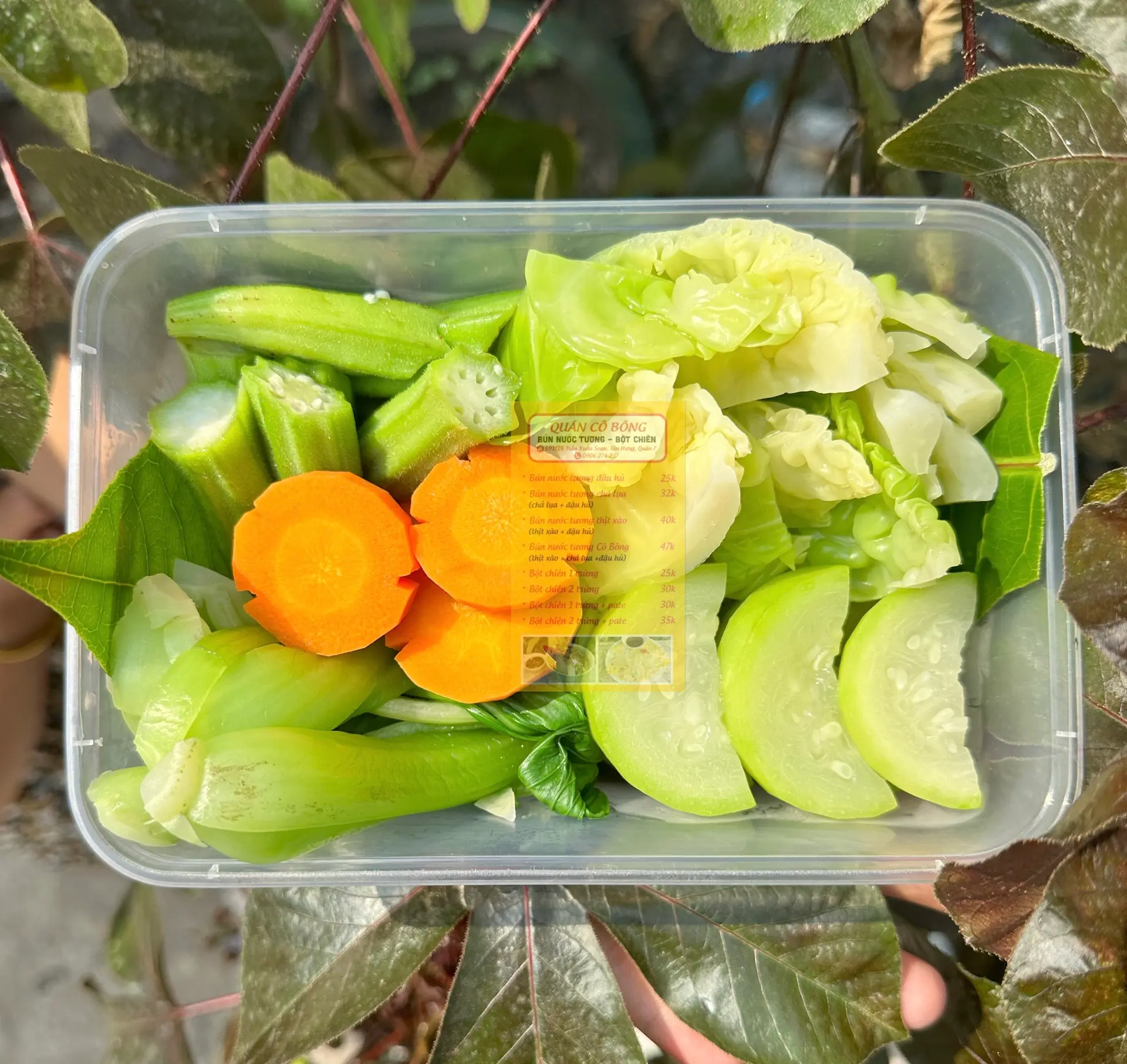 Hình ảnh Rau Luộc Chấm Tương Cô Bông - ăn chay, keto