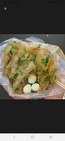 Hình ảnh phơi sương trộn mở hành 