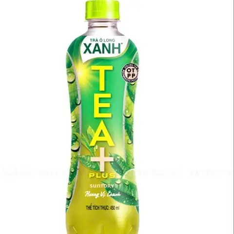 Hình ảnh Trà Ô Long kèm ly đá lớn 