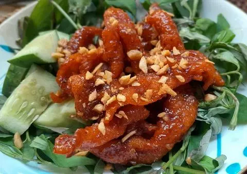 Hình ảnh Da Vịt Chiên Nước Mắm