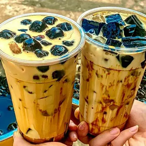 Hình ảnh Sữa tươi sương sáo đường đen