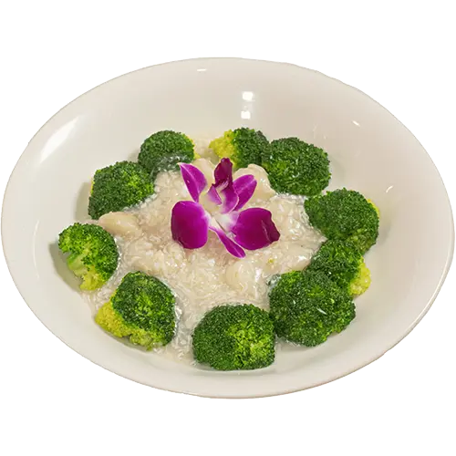 Hình ảnh Bông Cải Sò Điệp Xốt Thịt Cua