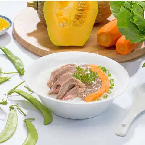 Hình ảnh cháo tim cật 