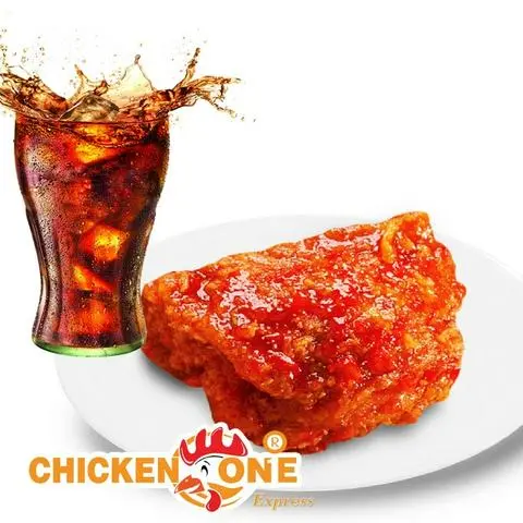 Hình ảnh Má Đùi Sốt Hàn Quốc + Nước Ngọt 
