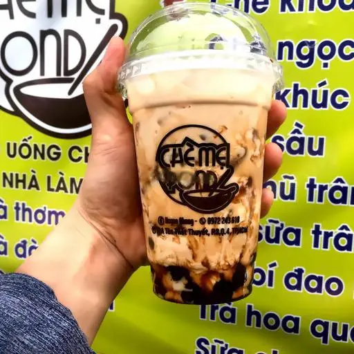 Hình ảnh Trà sữa trân châu đường đen ( đá riêng)