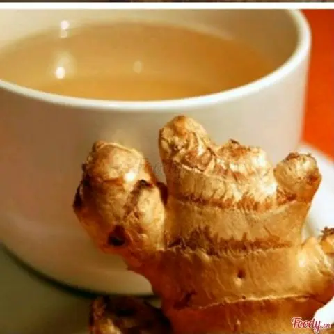 Hình ảnh trà gừng đá