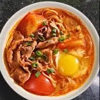 Hình ảnh Mì tôm bò trứng đập