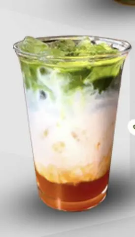 Hình ảnh Matcha Latte Đào