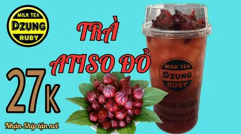 Hình ảnh trà atiso đỏ
