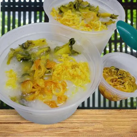 Hình ảnh Cháo Bào Ngư, Chà Bông Heo (ST25) + Tặng Sốt Mắm Hành Phi 