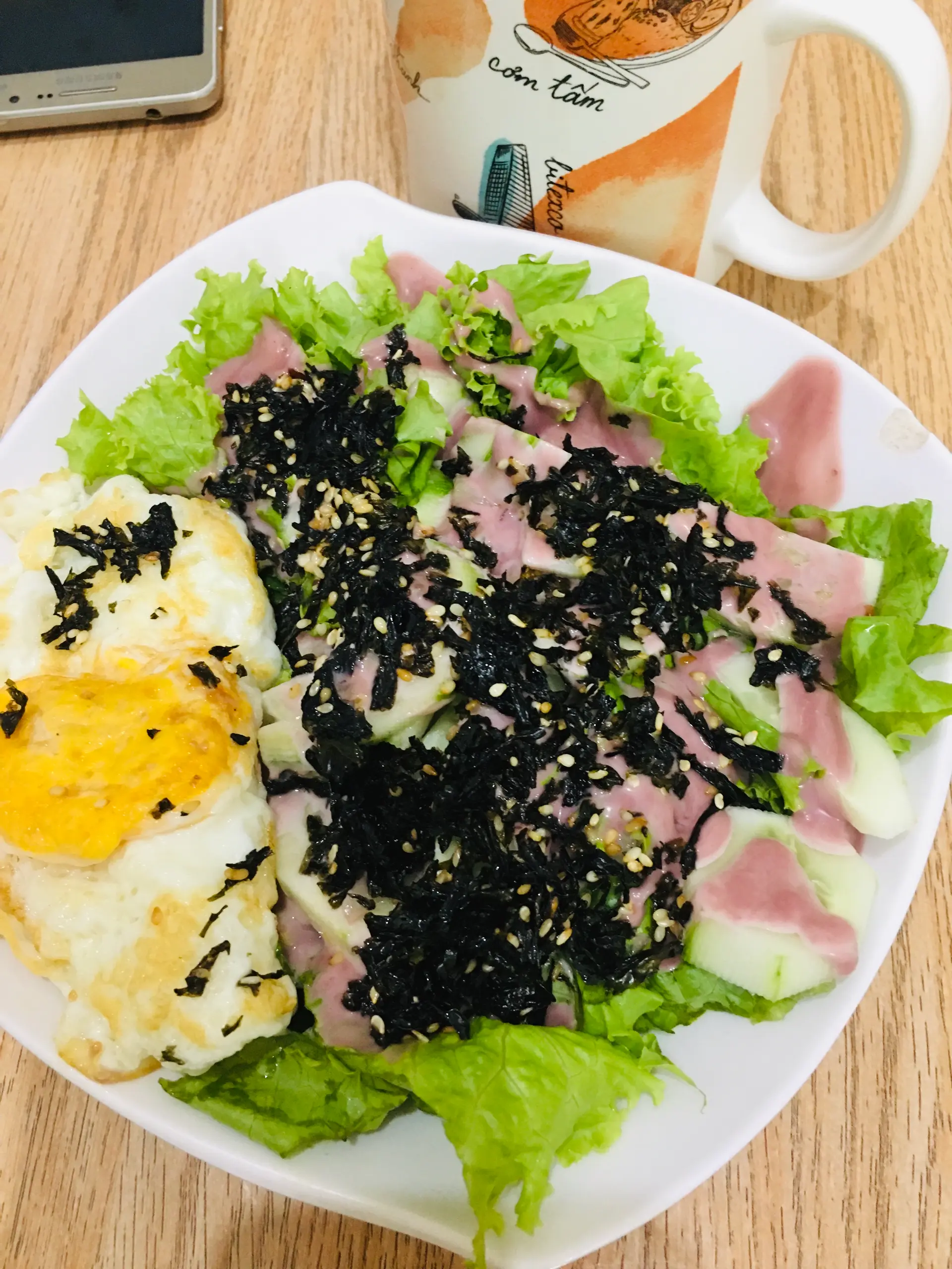 Hình ảnh Salad trứng gà rong biển