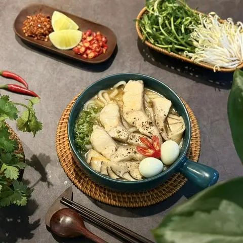 Hình ảnh Bún cá lóc hấp