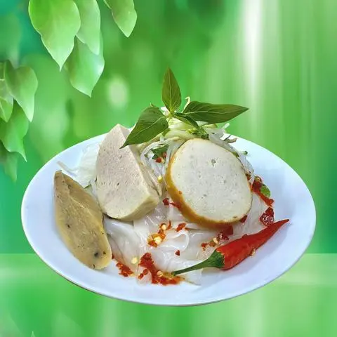 Hình ảnh bánh ướt chay