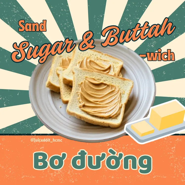 Hình ảnh Sandwich phết bơ đường