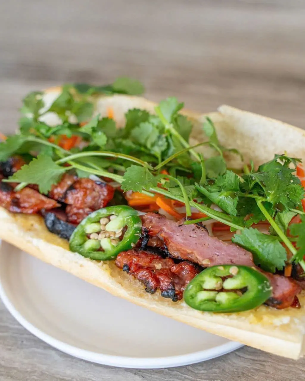 Hình ảnh Bánh mì nem nướng 