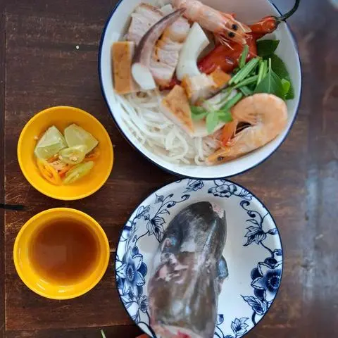 Hình ảnh Bún Mắm Đầu Cá Hú Đặc Biệt
