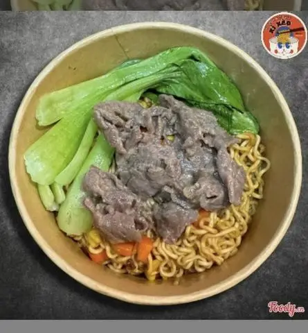 Hình ảnh mì siu kay thịt bò tặng ly nước