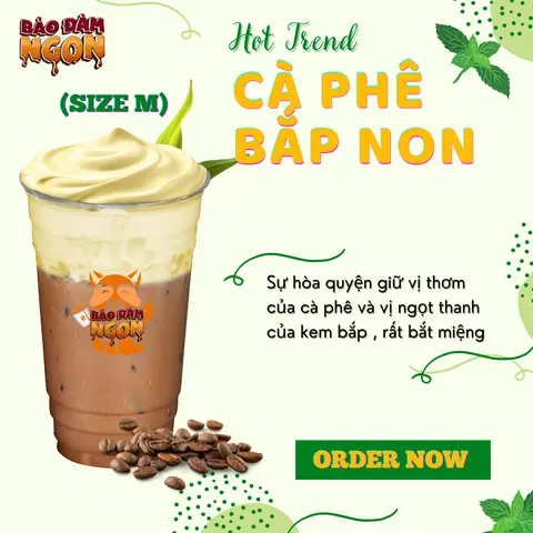 Hình ảnh Cà Phê BẮP NON size lớn 500ml
