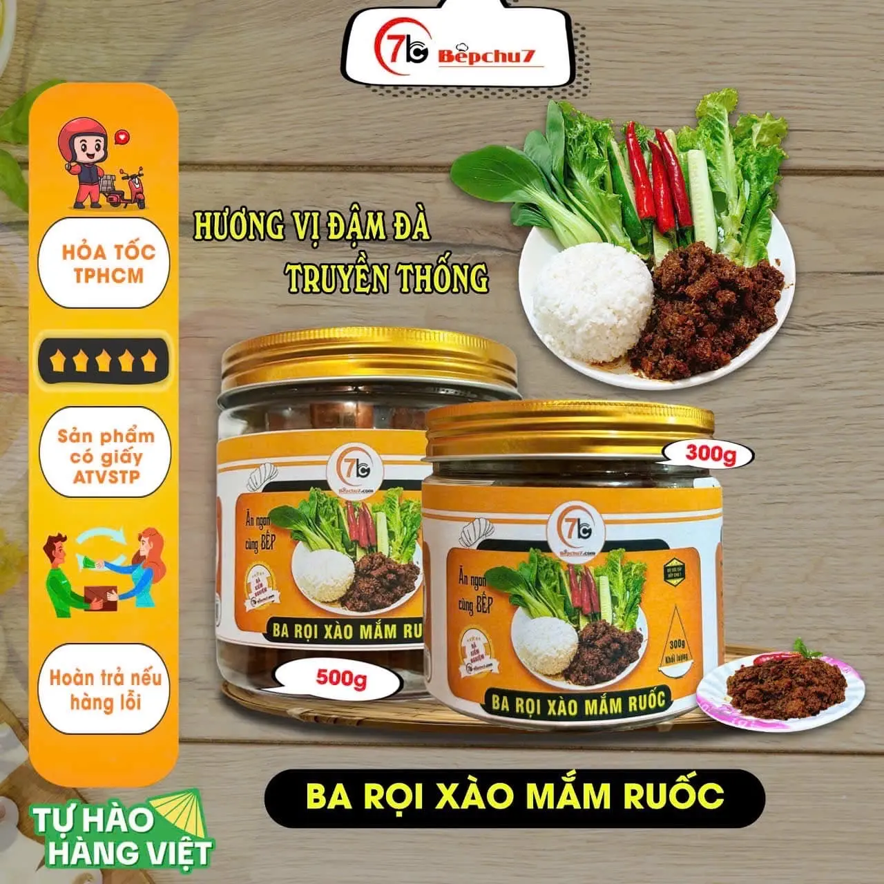 Hình ảnh Ba Rọi Xào Mắm Ruốc 500g