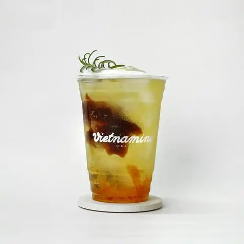 Hình ảnh Trà chanh yuzu mật ong - Thạch hút vị chanh