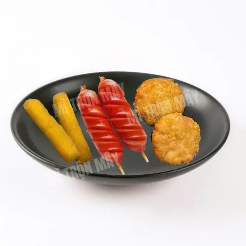 Hình ảnh Combo 2(2 phô mai que + 2 xúc xích + 2 bánh gà phô mai)