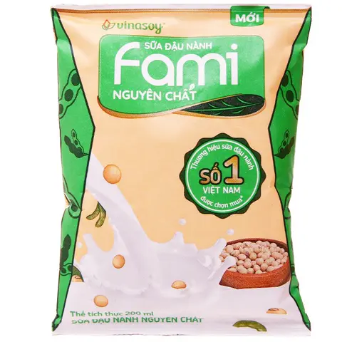 Hình ảnh sữa đậu nành Fami bịch