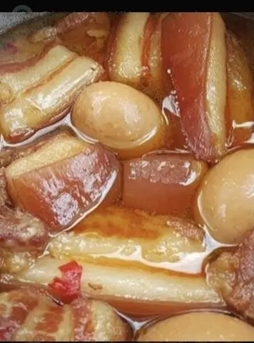Hình ảnh Thịt kho hột vịt + com
