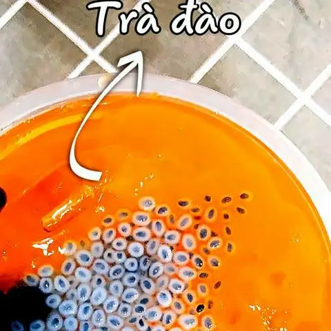 Hình ảnh Trà đào dầm