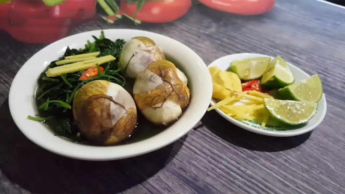 Hình ảnh Vịt lộn Tiềm Ngãi Cứu ( 3 trứng)