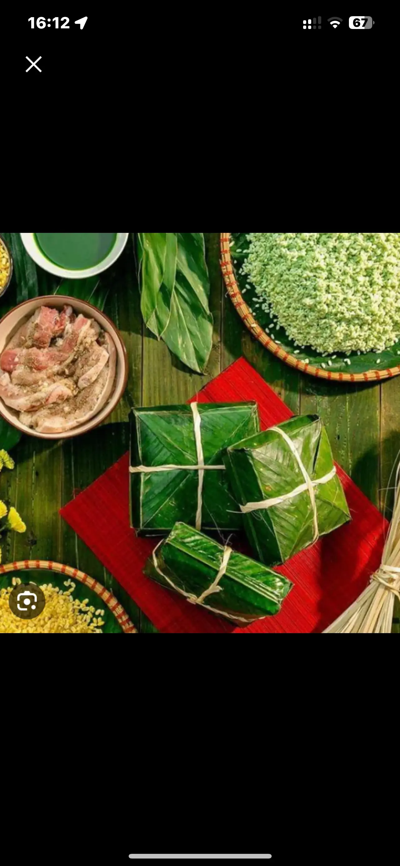 Hình ảnh Bánh chưng Bắc hấp nóng