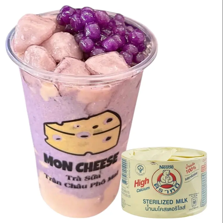Hình ảnh Sữa Gấu Sốt Khoai Môn Tươi