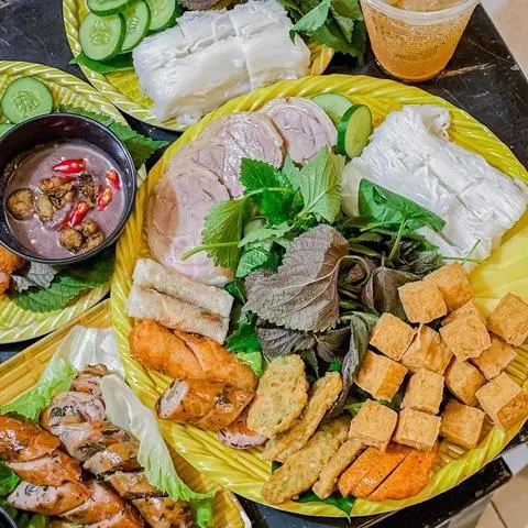 Hình ảnh Bún đậu tá lả nhỏ