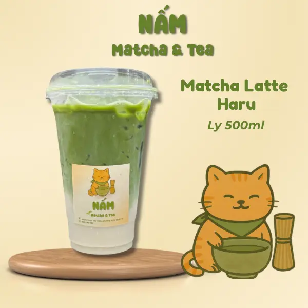 Hình ảnh Matcha Haru Latte - 500ml