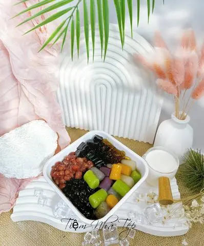 Hình ảnh Chè khoai dẻo đậu đỏ